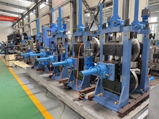 آلة مطحنة أنبوب اللحام ZY20 HF φ10-26mm أنابيب الصلب المستديرة 0.4-1.5mm 100kW خط الحالة الصلبة