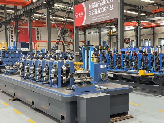 ZY20 Weld Seam Tube Mill Machine φ10-26mm Round Steel Pipe Squeeze Welding 0.4-1.5mm 90m/min