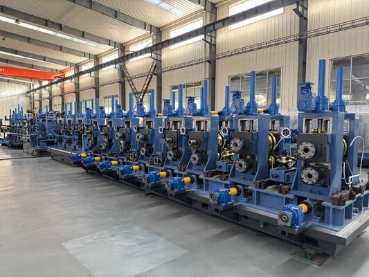 خط إنتاج المواسير القياسية BIS 88.9 مم - 219 مم القطر الخارجي